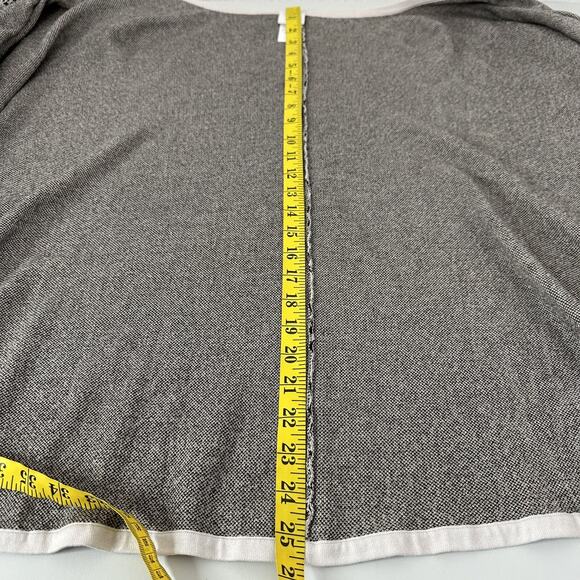 Cabi 4412 Serpent Wrap OS Gray Snake Print Knit Cape Python Sweater Stretch - Picture 11 of 12